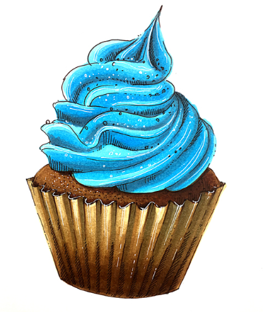 Food скетчинг маркерами_ мятный капкейк - Куцаева _0.png